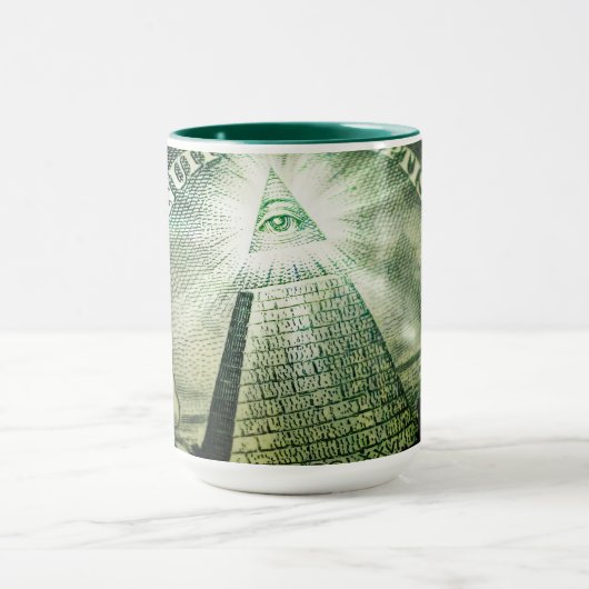 Mug Pyramide monétaire "OEil de la Providence" (Centre)