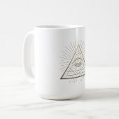 Mug Pyramide mystique — L'oeil de la Providence (Devant gauche)