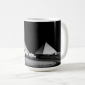 Mug Pyramides noires et blanches (Devant droit)