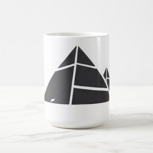 Mug Pyramides noires et blanches (Centre)