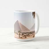 Mug Pyramides & Palmiers (Devant droit)
