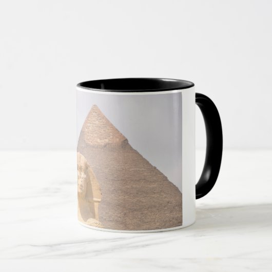 Mug Pyramides Sphinx Egypte ancienne Khufu Pharoah (Devant droit)