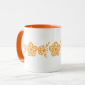 Mug Pyrex Design Butterfly Gold Motif (Devant gauche)