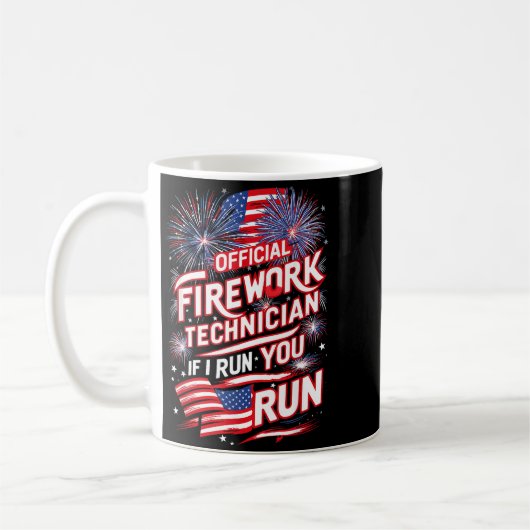 Mug Pyro-technician Firework Technician 4th Of July Fu (Gauche)