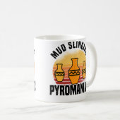 Mug Pyromane à l'argile - Céramique Poterie (Devant droit)