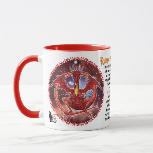 Mug Pyrope Dragon Cosmique (Gauche)