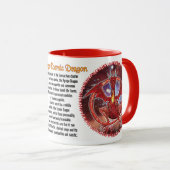 Mug Pyrope Dragon Cosmique (Devant droit)