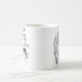 Mug Pythagore avec le chien (Centre)