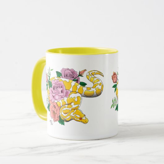 Mug Python albino (Devant gauche)