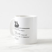 Mug Python Code-Votre mère était un hamster (Devant gauche)