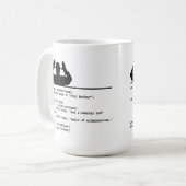 Mug Python Code-Votre mère était un hamster (Devant gauche)