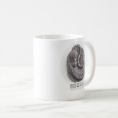 Mug Python de boule d'étain - customisé (Devant droit)