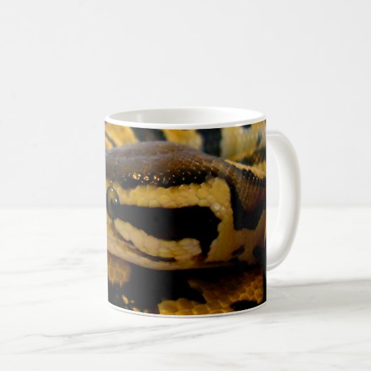 Mug Python en pastel de boule (Devant droit)
