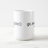 Mug python Garbage Collector (Centre)