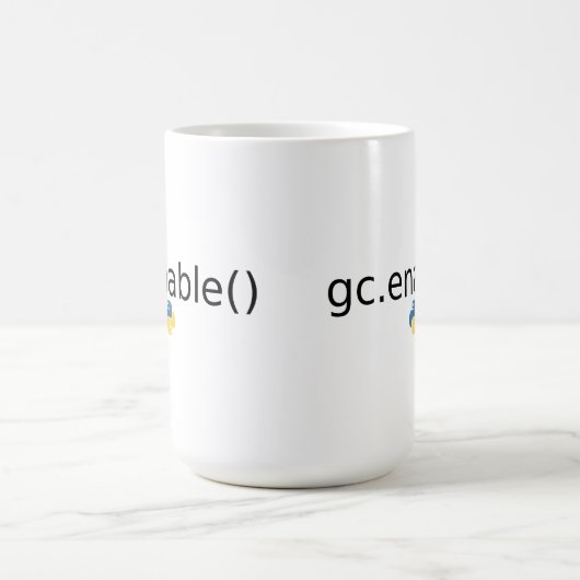 Mug python Garbage Collector (Centre)