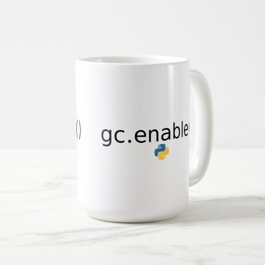 Mug python Garbage Collector (Devant droit)