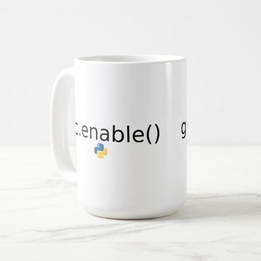 Mug python Garbage Collector (Devant gauche)