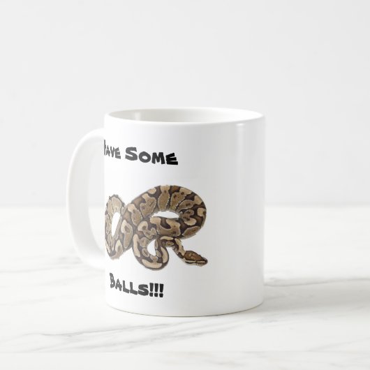 Mug Pythons de boule (Devant gauche)