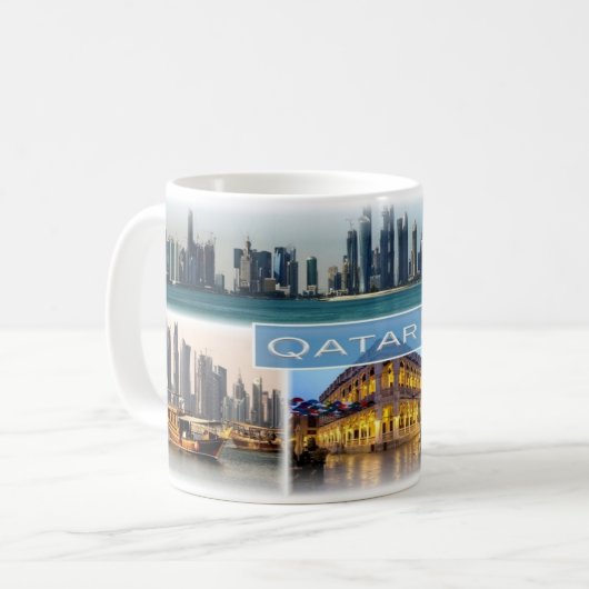 Mug QA Qatar - (Devant gauche)