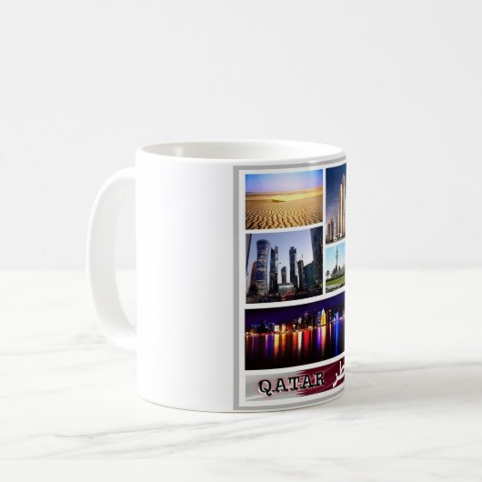 Mug Qatar - Mosaic - (Devant gauche)