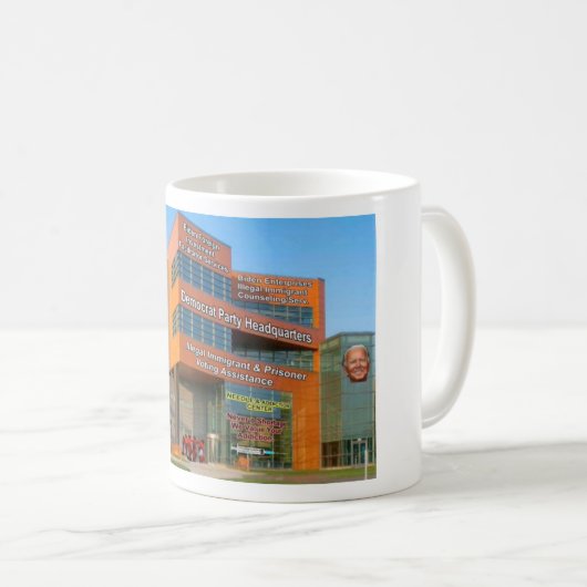 Mug QG démocrate (Devant droit)