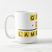 Mug QI est BOITEUX ! (Gauche)