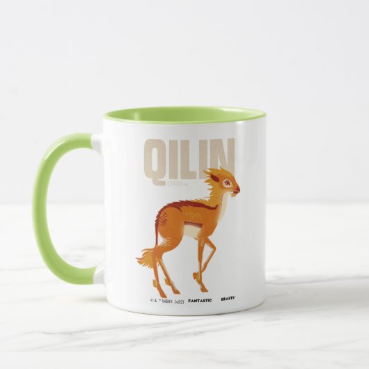 Mug Qilin Vintage Graphic (Gauche)