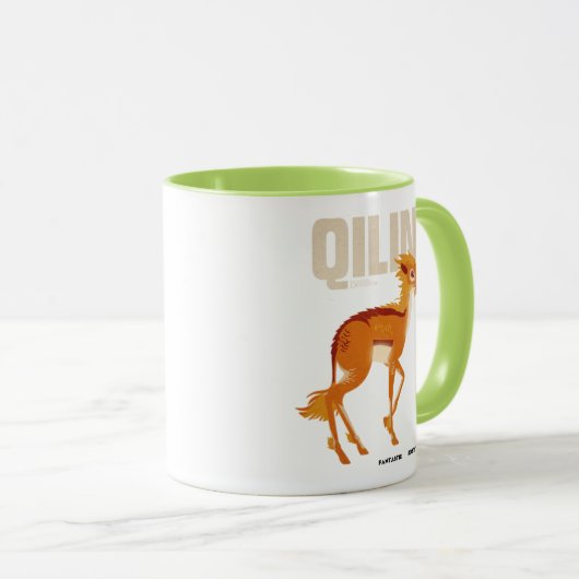 Mug Qilin Vintage Graphic (Devant droit)