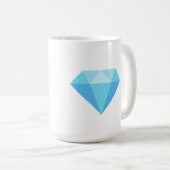 Mug Qkids Momo/tasse de diamant (Devant droit)