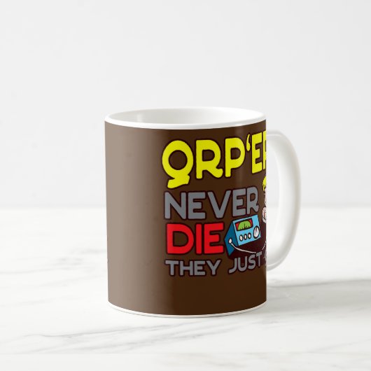 Mug QRPers Funny Ham (Devant droit)