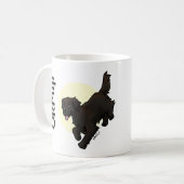 Mug QRPup Cup - Chocolat (Devant gauche)