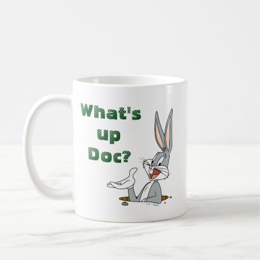 Mug QU’EST-CE QUE LE DOC ?™ BOGS BUNNY™ Rabbit Hole (Gauche)