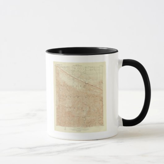 Mug Quadrangle de Rock Creek montrant le Rift San Andr (Droite)