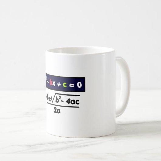 Mug Quadratic equation (Devant droit)