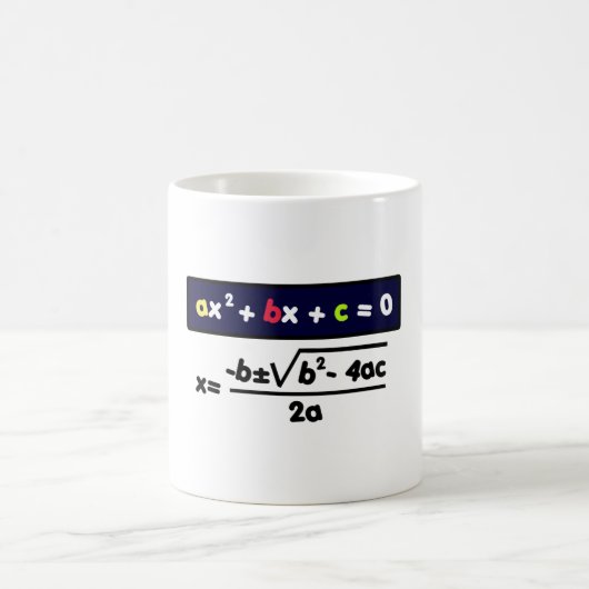 Mug Quadratic equation (Centre)
