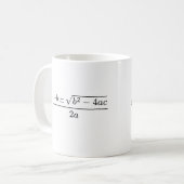Mug Quadratic Equation Design (Devant gauche)