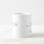 Mug Quadratic Equation Design (Centre)