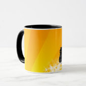 Mug quadruples. coucher du soleil orange (Devant gauche)