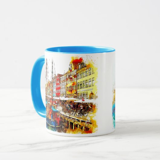 Mug Quai coloré (Devant gauche)
