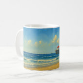Mug Quai de Manhattan avec toit rouge (Devant gauche)