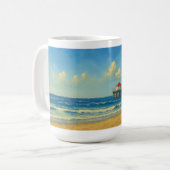 Mug Quai de Manhattan avec toit rouge (Devant gauche)