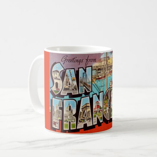 Mug Quai des pêcheurs de San Francisco (Devant gauche)