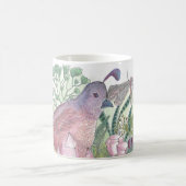 Mug Quail assis dans les cristaux (Centre)
