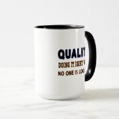 Mug Qualité des citations, Le faire correctement quand (Devant droit)
