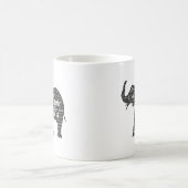 Mug Qualités d'un nuage de mots d'éléphant (Centre)