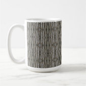 Mug Qualtagh Tree Bark Patterned (Gauche)