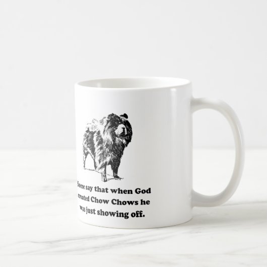 Mug Quand Dieu a créé des bouffes de bouffe (Droite)