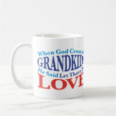 Mug Quand Dieu créa des petits-enfants (Gauche)