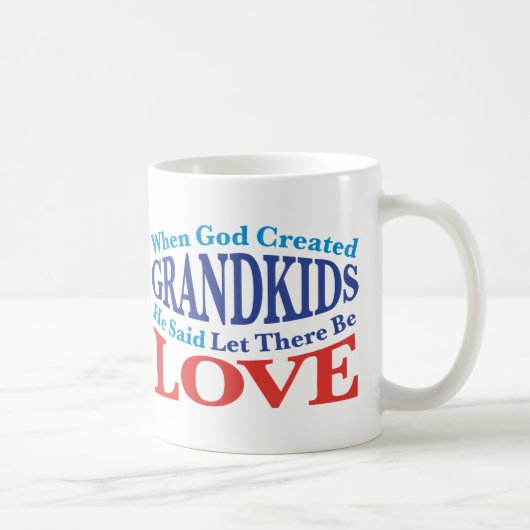 Mug Quand Dieu créa des petits-enfants (Droite)