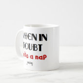 Mug quand douter nap (Devant gauche)